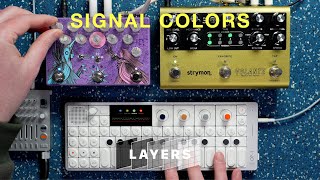 Strymon Volante and OBNE Dark Light with Synths OP1 Field [upl. by Laraine]