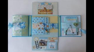 Our little boy baby boy scrapbook album [upl. by Einnok]