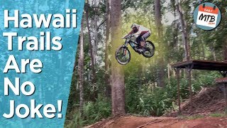 Hawaii’s Biggest Mountain Bike Jumps  Destination Maui [upl. by Olwena]