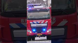 Brandweer Best en Leende naar een zeer grote brand in Eindhoven feuerwehr firebrigade 112 911 [upl. by Aerdnad]