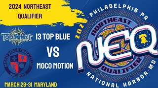 Top Select 13 Top Blue vs MOCO Motion Day 1  Game 2 [upl. by Evers]