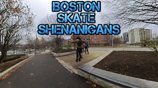 Inline Skate Shenanigans in Boston [upl. by Daraj758]