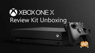 Xbox One X Review Kit Unboxing [upl. by Verity]