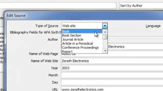 Adding Citations amp References Using MS Word [upl. by Sharma376]