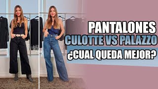 PANTALONES  CULOTTE VS PALAZZO ¿Cuál es mejor ✅ Dani Mateluna Asesora de Imagen [upl. by Ecnahs735]