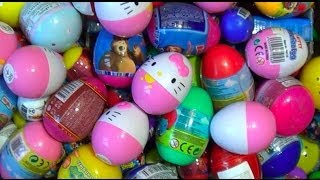 250 Kinder surprise and Surprise eggs Cars THOMAS Spider Man TOY Story MARVEL Heroics HELLO KITTY [upl. by Madoc]