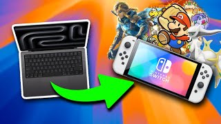 How to install games on Jailbroken Nintendo Switch using a Mac  DBInstaller amp Android File Transfer [upl. by Ayr]