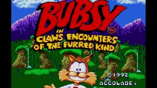 Snes Longplay  Bubsy in Claws Encounters of the Furred Kind [upl. by Nehttam]