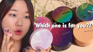 😍COMPARING TOP 5 MOONSHOT CUSHIONS Which ones the best [upl. by Eniluj]