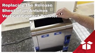 Replacing the Release Sheet of an Antunes Vertical Contact Toaster [upl. by Faruq]