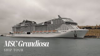 MSC Grandiosa full ship tour [upl. by Philipson]