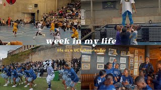 WEEK IN MY LIFE life as a UCT cheerleader [upl. by Roti]