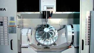 Okumas 5Axis Vertical Machining Center MU500VA [upl. by Jodie929]