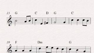 Free easy violin sheet music The StarSpangled Banner [upl. by Mcdonald813]