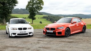 Road Review BMW 1M vs New M2 G87  060  4k [upl. by Delila]