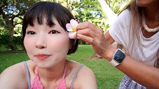 新婚旅行で夢のハワイきた🏝️🌺怒って笑って幸せアロハ〜🤙💕 [upl. by Malena]