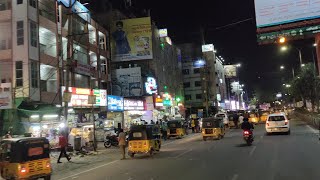 Guntur city night time view 👍 Guntur night life [upl. by Artapoelc678]