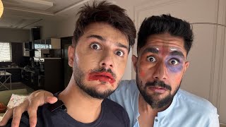 Funniest Makeup Challenge  Shahveer vs Hashir [upl. by Pyszka10]