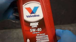 Valvoline MaxLife 5W40 Jak wygląda oryginalny olej silnikowy [upl. by Rusticus]