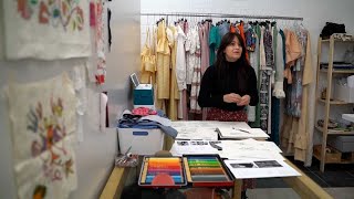 El proceso de creación de la nueva colección de la diseñadora Cristina Fernández  Patrones de moda [upl. by Hanikehs754]