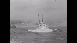 The fishing vessel quotGreen Pasturesquot departs NIreland  bound for New Zealand 1965 [upl. by Itsuj]