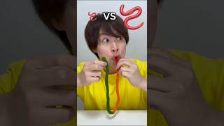 Big Worm Vs Small Worm Eating challenge 🤣shortstrendingytshortfoodchallengeviral [upl. by Jennifer]