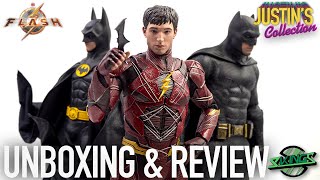 Hot Toys Flash Ezra Miller Custom 16 Scale Headsculpt Unboxing amp Review [upl. by Ittap]