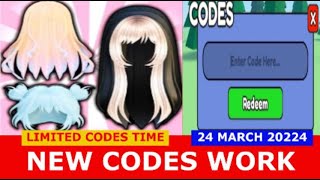 NEW CODES MARCH 24 2024 UGC DONT MOVE ROBLOX  LIMITED CODES TIME [upl. by Randie]