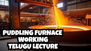 Puddling Furnace Working  Types of steel Making  Steel  Engineering Materials  Material Science [upl. by Maighdiln382]