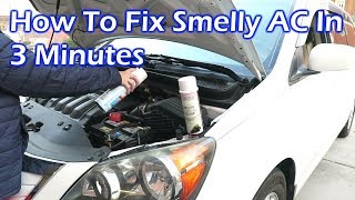 How to Fix Smelly AC in Your Car Like the Pro in 3 Minutes [upl. by Banerjee]