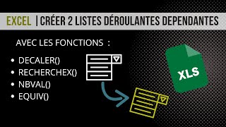 Les Listes De Données dExcel Dépendantes Lune De LAutre [upl. by Sukramed]