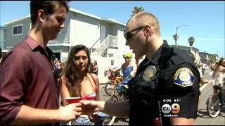 17 Arrested As Police Crack Down In Newport Beach [upl. by Jillayne312]