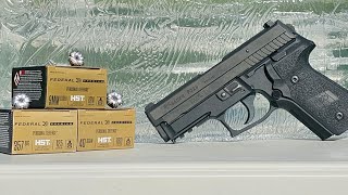 The BEST SelfDefense Round Federal HST 9mm vs 40SampW vs 357sig [upl. by Ihsir870]