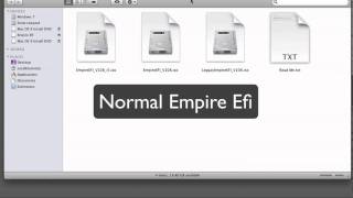 Install Mac OS X via USB Stick with Empire Efi [upl. by Arv]