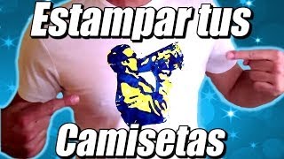 ESTAMPAR tus camisetas o PLAYERAS serigrafía casera  cómo se hace  DIY Te Digo Cómo [upl. by Natsuj345]