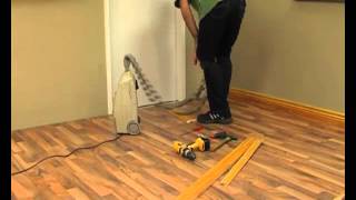 DIY Laminate floors  How to install Skirtings and trims for laminate floors [upl. by Tracey]