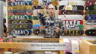 2017 Nordica Speed Machine 90 Ski Boots Preview [upl. by Agustin381]