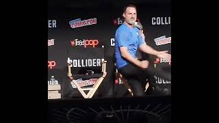 Andrew Lincoln and Chandler Riggs dancing  great way to start 2023 shorts [upl. by Enneirdna]