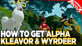 How to Get Kleavor amp Wyrdeer in Pokemon Legends Arceus [upl. by Modnarb]