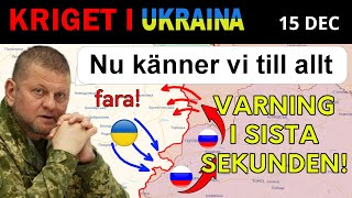 15 Dec AMERIKANSKA Underättelser LÄCKTA EXPONERAR NY RYSK PLAN  Kriget i Ukraina förklaras [upl. by Frymire633]