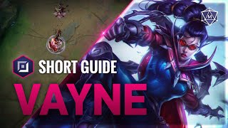 4 Minute Guide to Vayne ADC  Mobalytics Short Guides [upl. by Stoneham766]