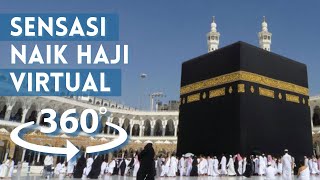 Melihat keindahan KABAH dari dekat  MAKKAH  Video 360° [upl. by Nico732]