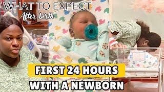 NEWBORNS FIRST 24 HOURS OF LIFE  WHAT TO EXPECT AFTER GIVING BIRTH  BRINGING BABY HOME [upl. by Vaughn189]