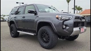 Toyota 4Runner TRD 2023 in Magnetic Gray Metallic with BlackGraphite Interior [upl. by Manvel]