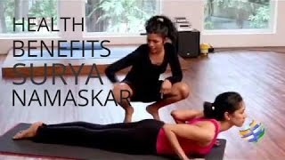 Surya Namaskar Part3 Health Benefits [upl. by Ayekram]