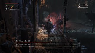 Bloodborne the Witch of Hemwick boss fight [upl. by Barty]