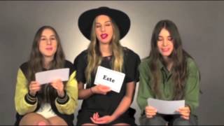 HAIM VH1 Sibling Superlatives [upl. by Sarah999]