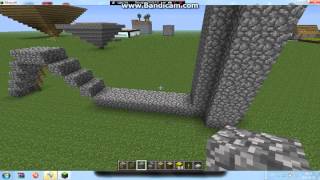 Minecraft tutorial Bygg ett slott del1 [upl. by Ahsinom]