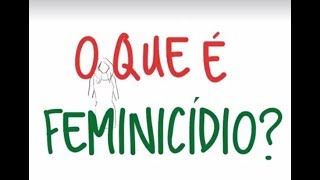 Você sabe o que é feminicídio [upl. by Ellednahs998]