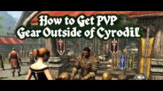 ESO PvP Gear How to access the Elite Gear Vendor outside of Cyrodiil [upl. by Etteneg]